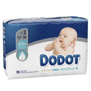 Dodot Pro Sensitive+ Fralda T2 4-8kg 36
