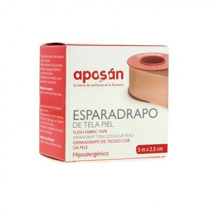 Aposan Adesivo Tecido Branco 5mx2.5cm