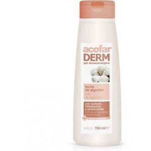 Acofarma Vivera Gel Banho Dermatol Leite de Algodão 750ml