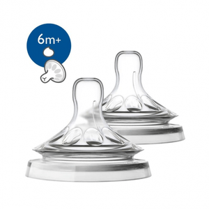 Avent Tetina Natural Tet Silic Papa 6m+ 2