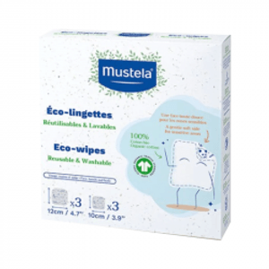 Mustela Bebé Toalhete Laváveis/reuteilizáveis 2 Tamanhos Recarga 6