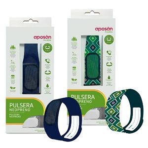 Aposan Pulseira Aromática Citronela Neopreno Azul