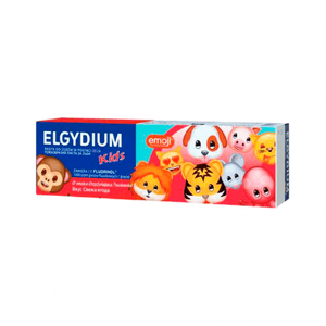 Elgydium Kids Gel Dent Morango Emoji 3-6 Anos 50ml