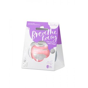 Curaprox Baby Breath Easy Chup Silic Rosa 0m-7m + Caixa Esterilizadora