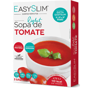 Easyslim Pó Saq Sopa Light Tomate 3x33g
