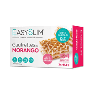 Easyslim Gaufrettes Morango 3x41.1g