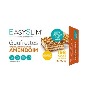 Easyslim Gaufrett Manteiga Amendoim 3x41.1g