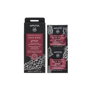 Apivita Express Beauty Máscara Refirmante Rugas Uva 2x8ml