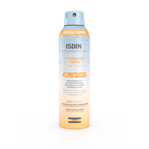 Fotoprotector Isdin Spray Transparente Wet Skin Spf30 250ml