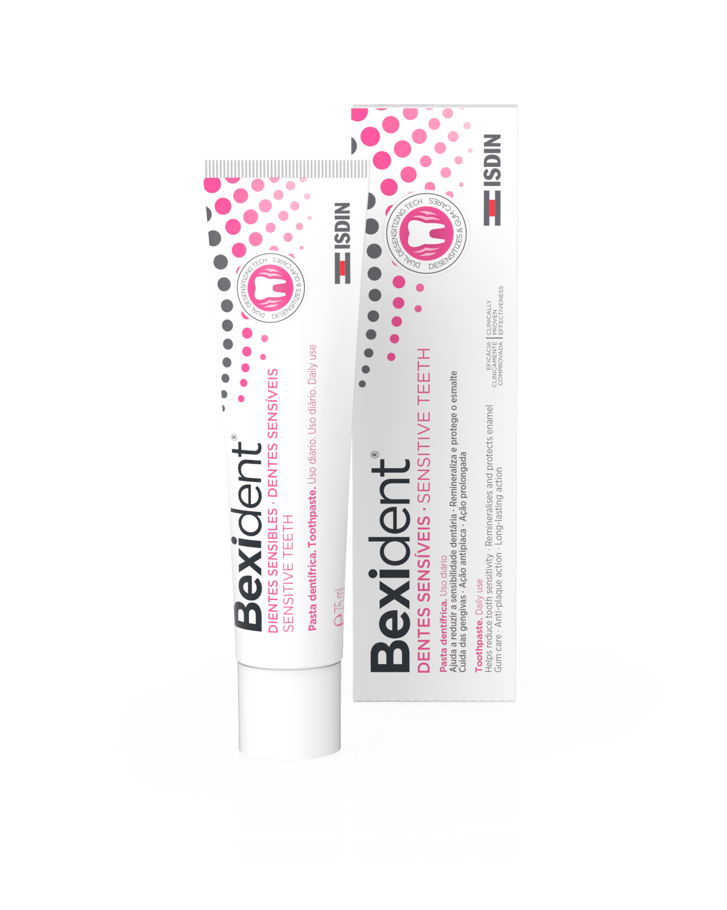 Bexident Dentes Sensíveis Pasta Dent 75ml - Nossa Farmácia - A sua ...
