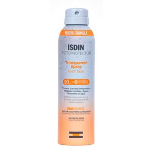 Fotoprotector Isdin Spray Transparente Wet Skin Spf50 250ml