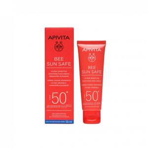 Apivita Bee Sun Safe Promo Creme Sens Spf50+ 50ml + Oferta Másc Lavanda+aquabeelicious Boost + Bolsa