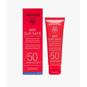Apivita Bee Sun Safe Promo Creme Spf50 50ml + Oferta Máscara Lavanda + Aqua Beelicious Boost + Bolsa
