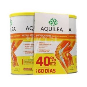 Aquilea Articulações Colagénio + Magnésio Promo Duo Pó S/ Glúten Limão 2x375g + Desc 50% 2ª Embalagem