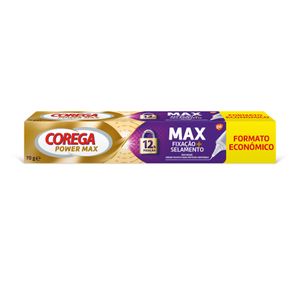 Corega Max Fixação + Selamento Creme Fixador Prótese Dent 70g