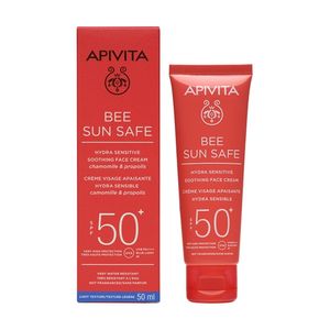 Apivita Bee Sun Safe Creme Rosto Hydra Sensitive Spf50+ 50ml