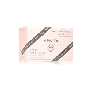 Apivita Sabonete Rose/Back Pepper 125g