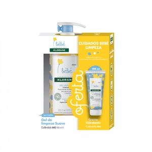 Klorane Bebé Promo Heróis Bebés Gel Suave Cabelo/Corpo 500ml + Oferta Creme Hidrat 200ml