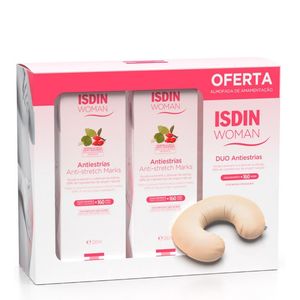 Isdin Woman Promo Duo Creme Estrias 2x250ml + Oferta Almofada Amamentação