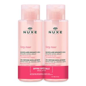 Nuxe Very Rose Promo Duo Água Micelar Calm 3 em 1 2x400ml Edição Espec