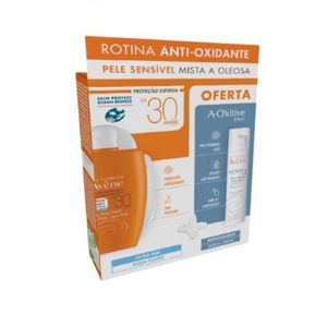 Avène Solar Promo Aqua Fluido C/ Cor Mat Perfect SPF30 50ml + Ofert Sérum Defesa Antiox 15ml