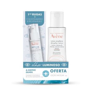 A-Oxitive Promo Creme Contorno Olhos Suav 15ml + Oferta Loção Micelar Desmaq P Sens 100ml