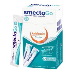 Smectago Susp Oral Saq Cacau/caramelo 12