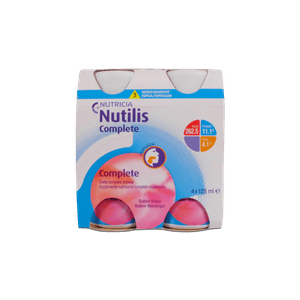 Nutilis Complete Sol Oral Espessada Morango 4x125ml