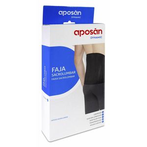 Aposan Dynamic Faixa Sacrolombar Preto L