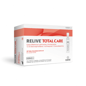 Relive Total Care Gotas Oft Amp Oft Lubrificantes Humectantes 20x0.4ml