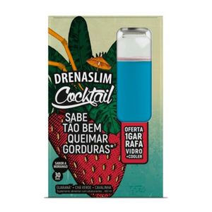 Drenaslim Cocktail Promo Sol Oral 450ml + Oferta Garrafa Vidro + Cooler