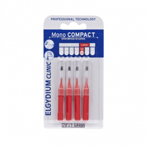 Elgydium Clinic Mono Compact Escovilhão Interdentário Vermelho Largo 1.5mm 4