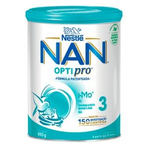 Nan Optipro 3 Promo Leite Pó Transição 10m+ 800g + Desc 20%