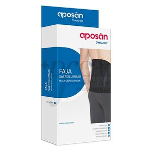 Aposan Dynamic Faixa Sacrolombar Preto S