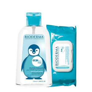 Abcderm H2o Promo Sol Micelar H2o 1l + Toalhetes H2o 60