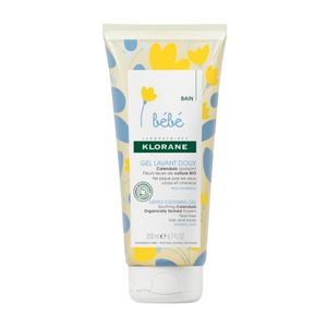 Klorane Bebé Gel Suave Calêndula Corpo/cabelo 200ml