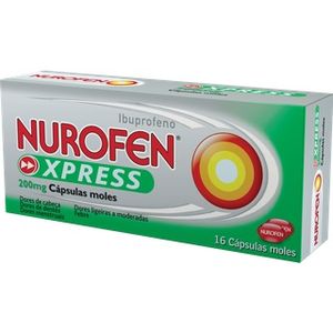 Nurofen Xpress Cáps Mole 200mg 16