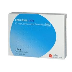 Cetirizina Jaba (mg) Comp Revest 10mg 20