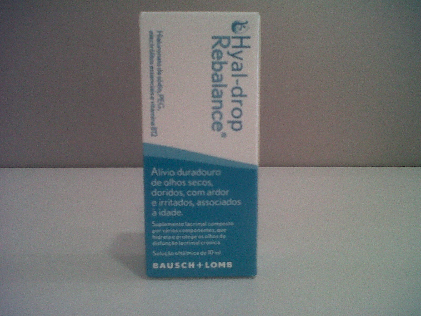 Lágrimas artificiales - Hyal-drop Rebalance 10 ml - As Minhas Lentes de  Contacto