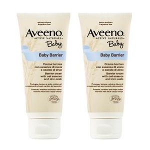 Aveeno Baby Promo Duo Creme Barreira 2x100ml + Oferta 2ª Embalagem