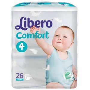 Libero Comfort Fit Fralda Maxi T4 7-14kg 26