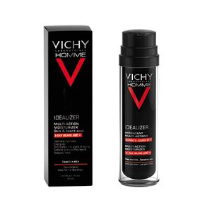 Vichy Homme Fluido Idealizer Hidrat Barba 3 Dias P Sens 50ml