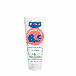Mustela Bebé Promo Gel Lavante 2/1 Cabelo/corpo 200ml + Preço Espec