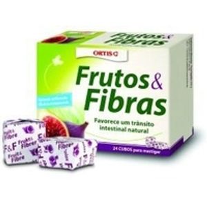 Frutos e Fibras Cubos Sabor Frutas X 24