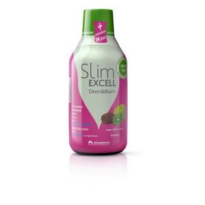 Slimexcell Ultra Sol Oral Dren&burn Maçã/kiwi 280ml