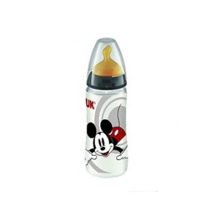 Nuk Biberão First Choice Bib Plást Mickey Mouse 300ml Tet Látex Fluxo Méd 0-6m