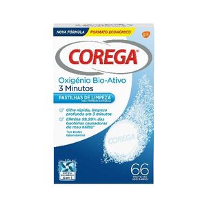 Corega Oxigénio Bio-ativo Pst Limpeza Prótese Dent 66