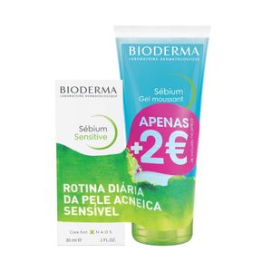Sébium Sensitive Promo Creme 30ml + Gel Moussant C/ Preço Espec