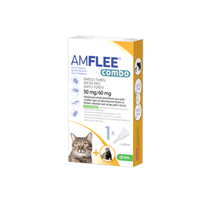 Amflee Combo Sol unção punctiforme Gato/Furão 50mg/0.5ml+60mg/0.5ml