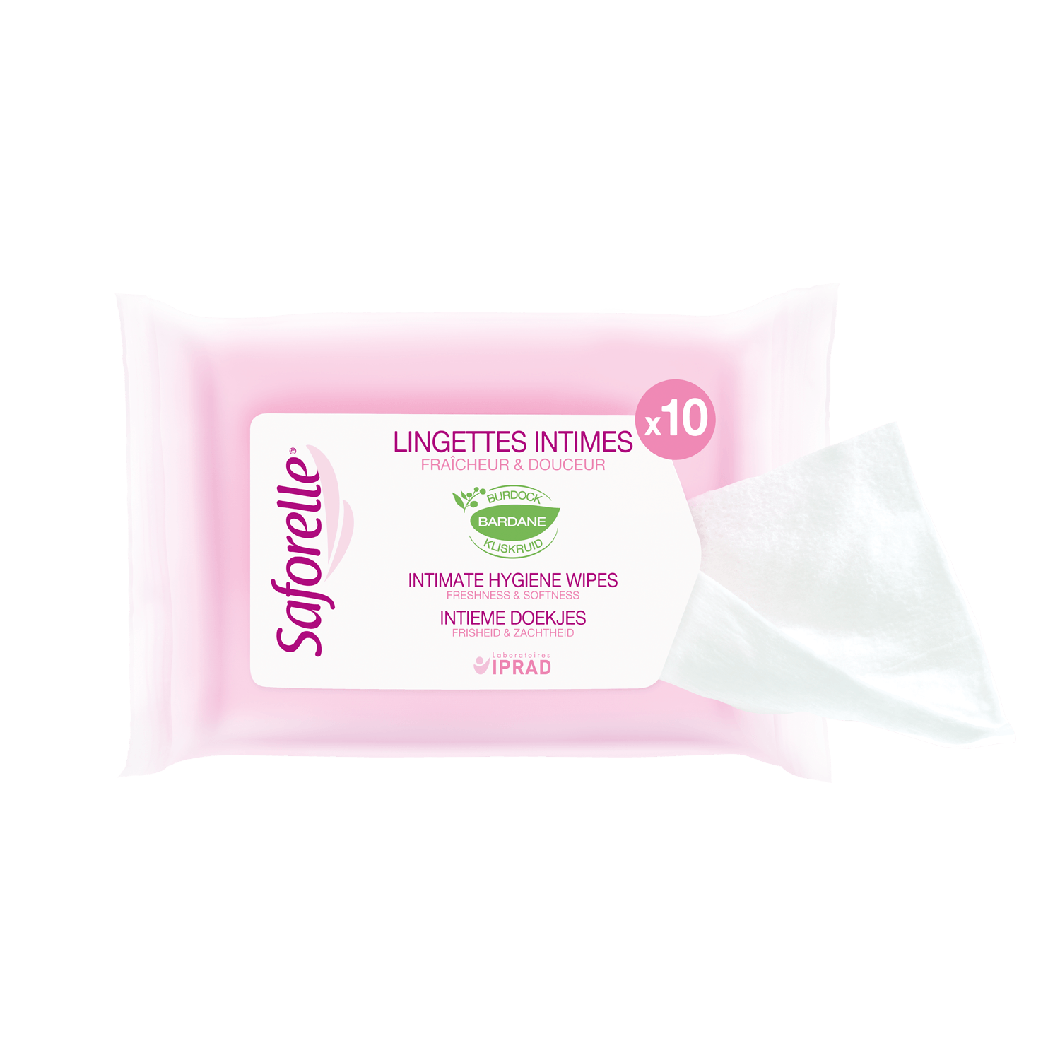 Saforelle Intim whipes lingettes hygiène intime